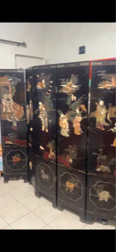 Coromandel (biombo)6 folhas chinês peça exclusiva