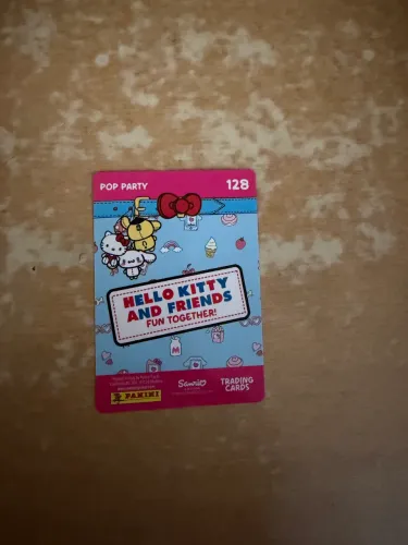 Card 128 panini hello kitty friends