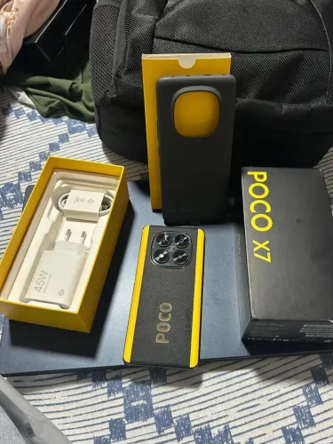 POCO X7 BLACK 256GB - 8GB RAM  - com capa - Aceito cartão de crédito com taxa