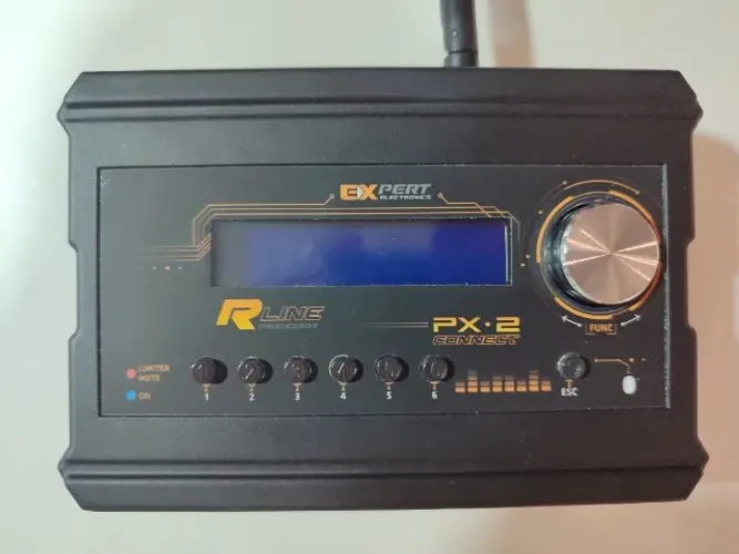 Processador Crossover Expert Px2 R-line Bluetooth 12V 6 Canais - Novo