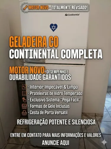 Geladeira Continental motor novo