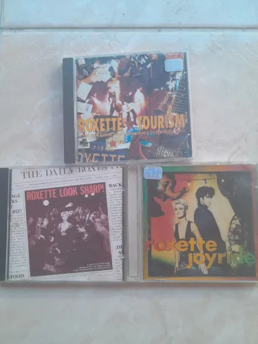 CDs Roxette - 3 CDs - Tourism /Joyride / Look Sharp - originais otimo estado