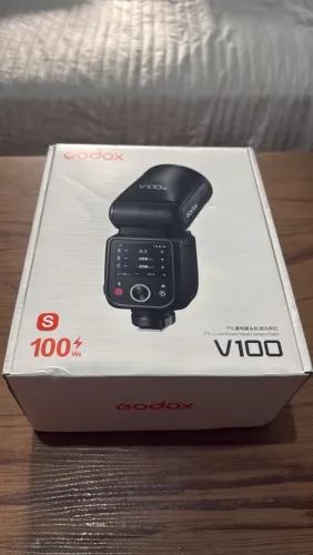 Godox V100s (Sony) - Novo na caixa