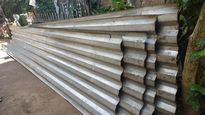 5 telhas Aluzinco, 6,00 × 1,05 