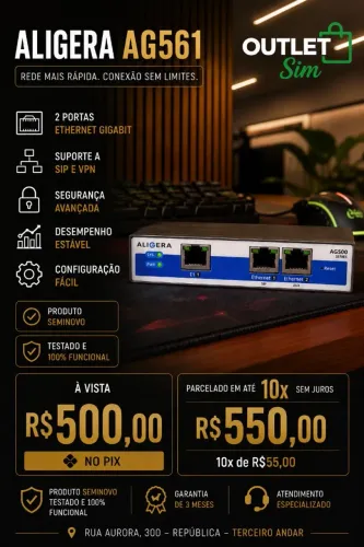Aligera AG561 Gateway VoIP Profissional