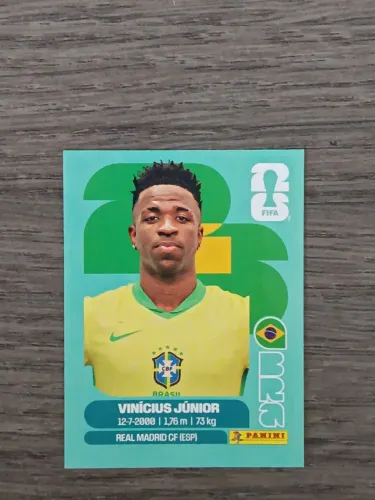 Figurinha Vini Jr copa do mundo
