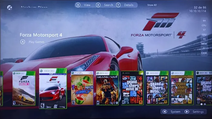 Xbox 360 320GB Desbloqueado +50 Jogos