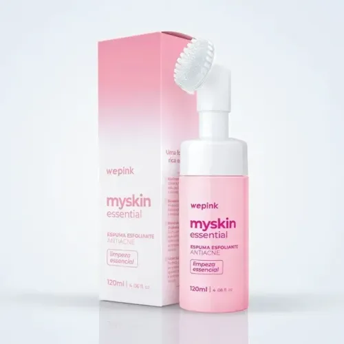 Espuma Esfoliante Antiacne My Skin Essential - wepink (Novo)