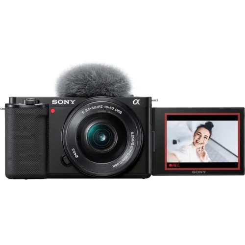 Câmera ZVE10 Sony + Lente 16-50mm + Acessórios (NOVA)<br>