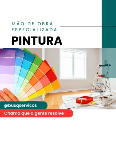 Serviço de Pintura - Repintura, Acabamento, Aplicação de Massa, Tinta
