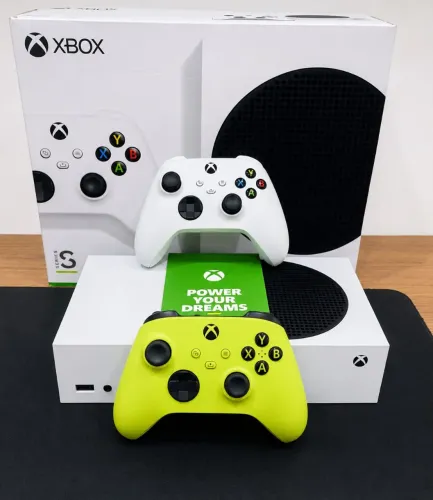 Xbox Series S 512GB Branco + 2 Controles Originais + Caixa