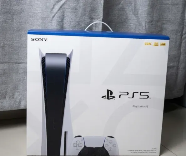 PS5 Mídia Física com 2 controles 2 jogos e Caixa original 