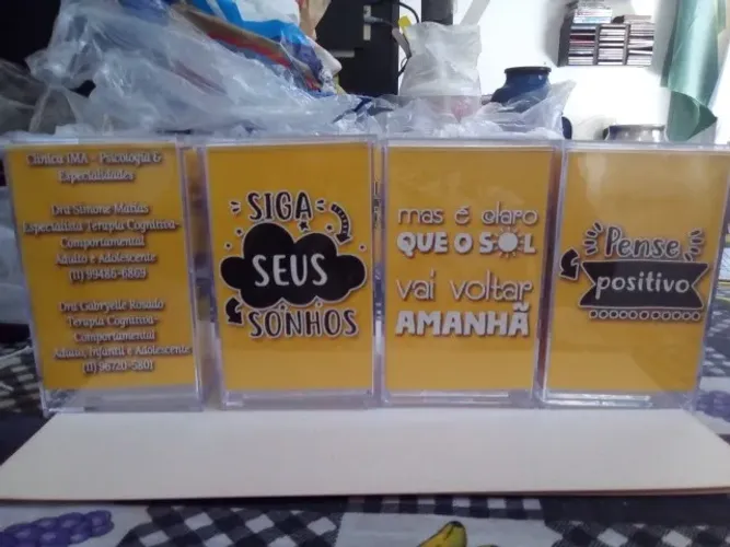Porta Caneta Acrilico Personalizado