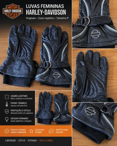 Luvas Femininas HARLEY DAVIDSON Original