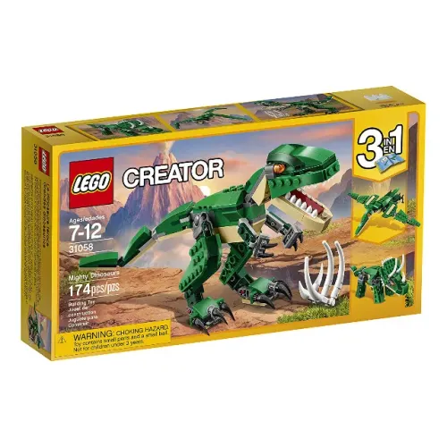 Lego Creator 31058 Dinossauro 3 Em 1 Novo Pronta Entrega