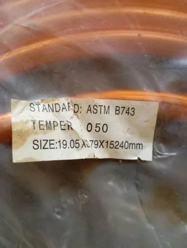 Tubo de cobre 1/2"