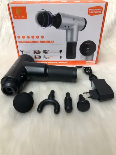Massageador Profissional Grande com ponteiras 