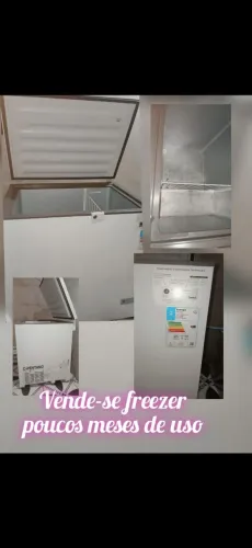 Vende-se um freezer poucos meses de uso
