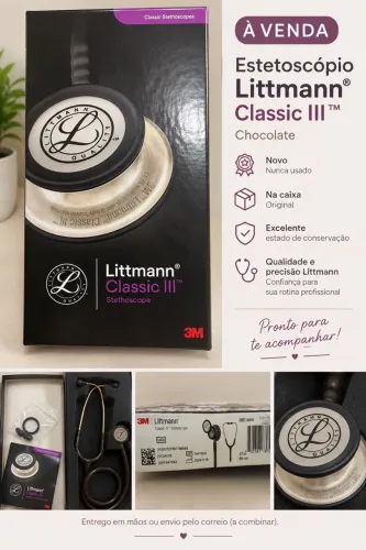 Estetoscópio Littmann cor chocolate