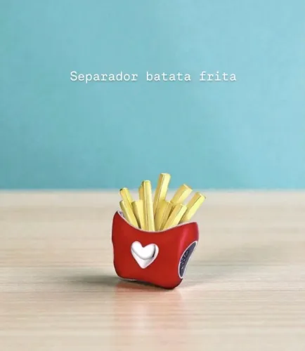 Separador batata frita - Prata - Entrega imediata