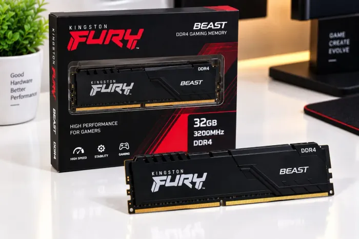 Memória ram FURY Beast DDR 4, 32 GB 3200 MHz PRODUTO NOVO