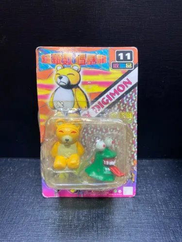 Mini figurinha de Digimon lacrado: numemojis