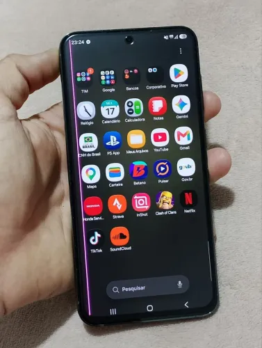 S23 plus 256gb Listra na tela, tela original.
