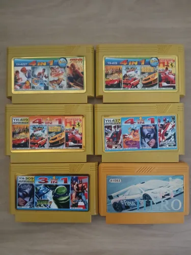 Lote Cartuchos Nintendinho 8bits paralelos