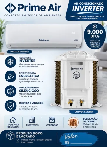 Ar condicionado Novo Lacrado