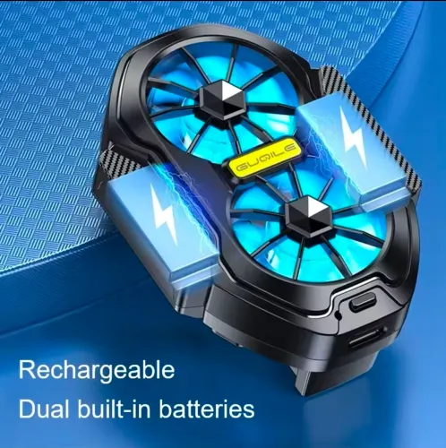 2 cooler (ventilador) para celular com bateria recarregável
