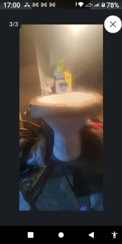 Vaso sanitário convencional novo