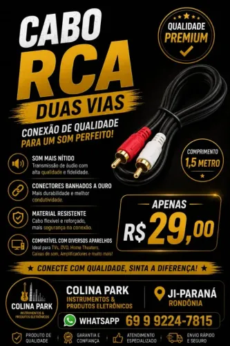 Cabo RCA (Duas Vias)