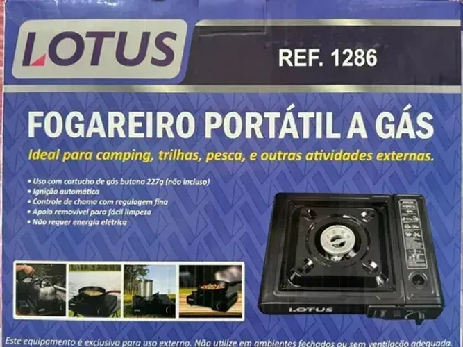 Fogareiro Portátil a Gás Lotus