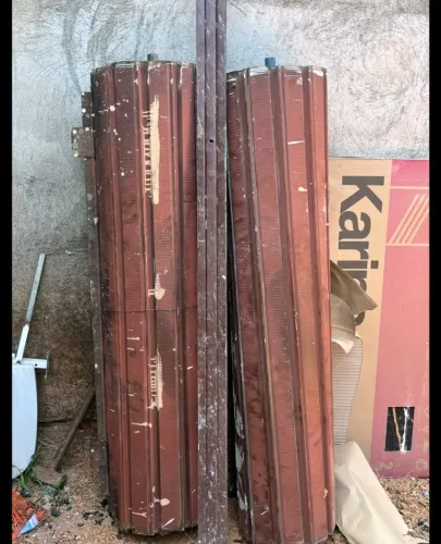 Porta de aço manual para loja - porta de enrolar 1300 aberto a negociação *