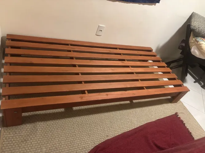 Cama de solteiro estilo japonesa