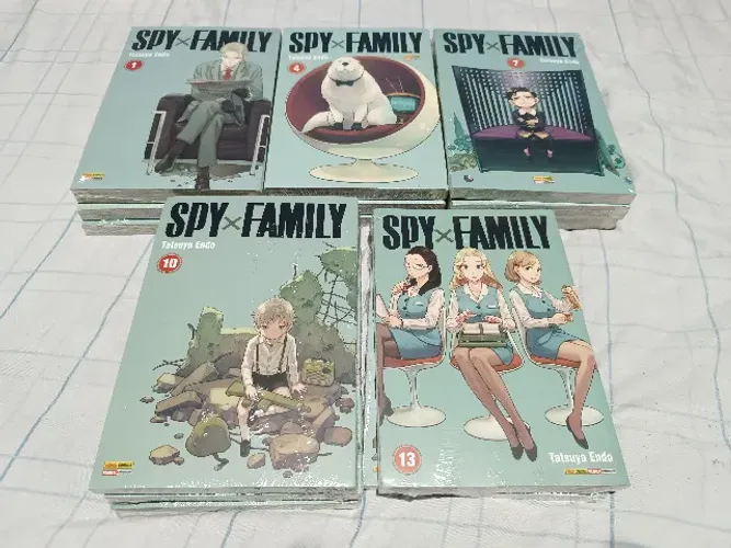manga Spy x family - Vol. 1-14 Editora Panini lacrado
