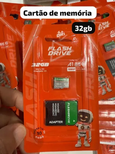 Cartão de Memória 32GB Micro SD Classe 10 com Adaptador