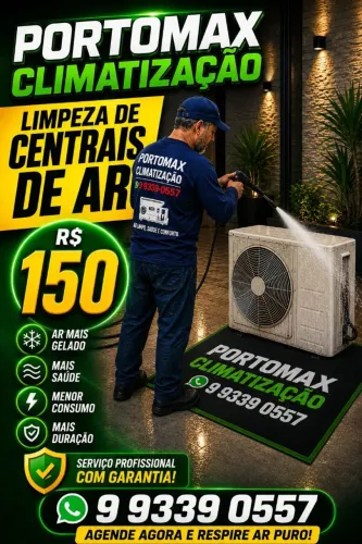 Limpeza de central de ar 