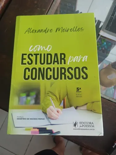 Livro COMO ESTUDAR PARA CONCURSO