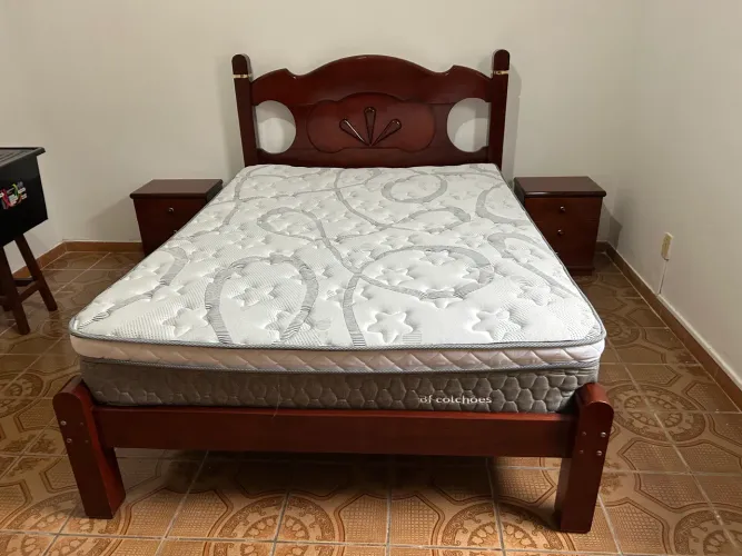 Colchão Casal BF molas ensacadas com pillow top