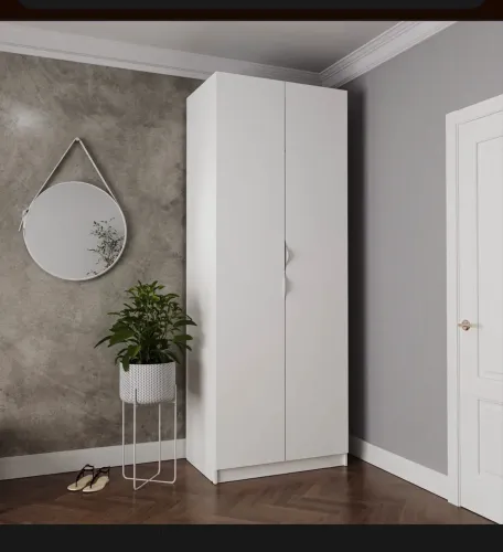 Guarda-Roupa 2 Portas com Cabideiro e 2 Gavetas Hera CabeCasa