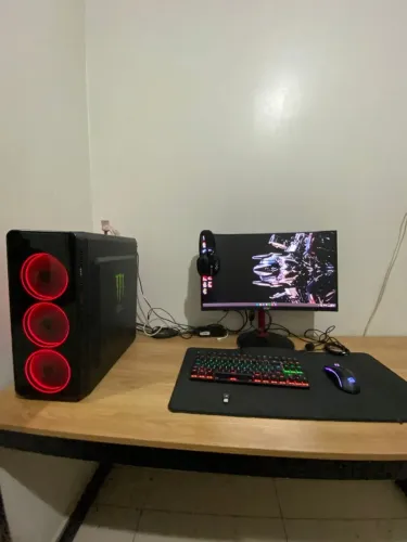 PC Gamer Completo i5 + RTX 3060 12GB +Placa mãe TUF GAMING+ 16GB RAM + Monitor + Kit Gamer