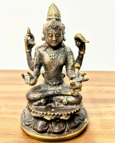 Escultura Shiva Nataraja - em bronze 