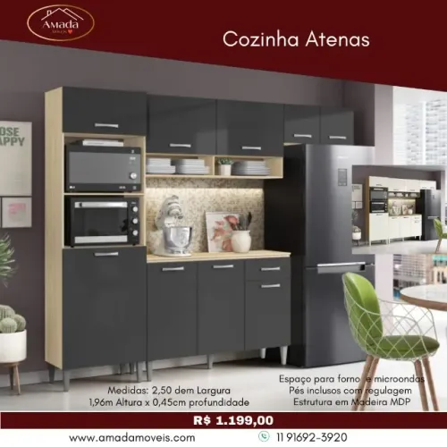 Cozinha Atenas, a pronta entrega.