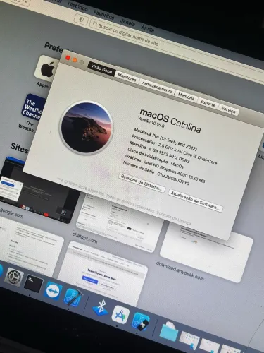 MacBook i5 8GB RAM muito bom 