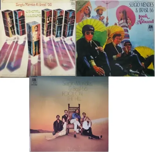 Disco de Vinil (LP) SÉRGIO MENDES - combo com 3 discos.