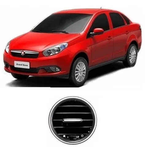 Difusor De Ar Palio 2016 2017 2018 Grand Siena 2012 ate 2017 Lateral Preto valor unidade