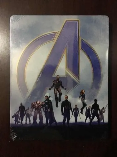 STEELBOOK BLU-RAY DUPLO VINGADORES ULTIMATO MARVEL ENDGAME