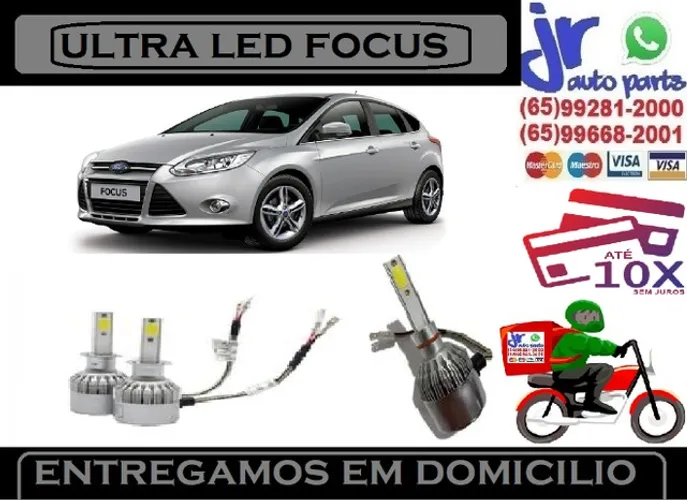 Lampada Ultra LED (Alta) Ford Focus 6000K 12V 24V