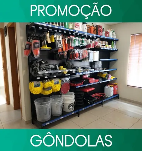 Gôndolas Novas | Instalação de Armazenagem Completa